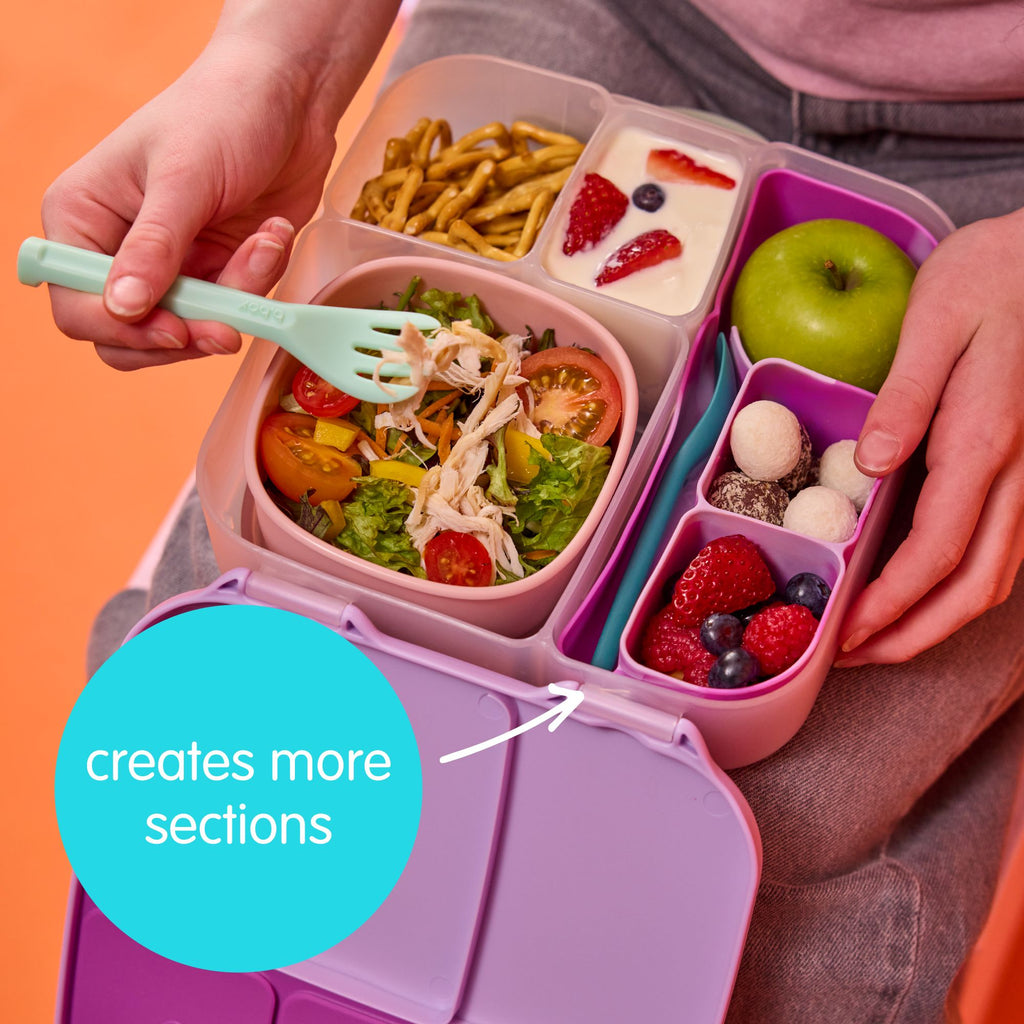 silicone bento tray - lunchbox - confetti