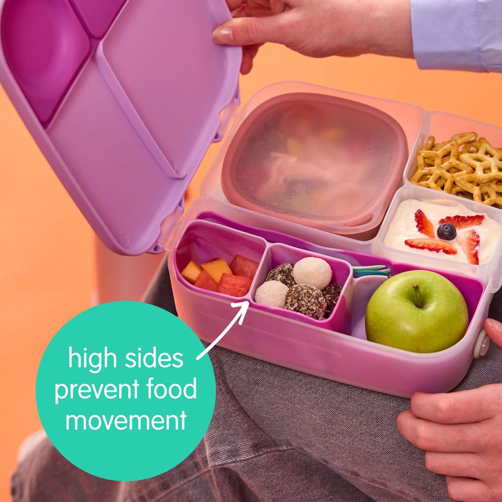 silicone bento tray - lunchbox - confetti