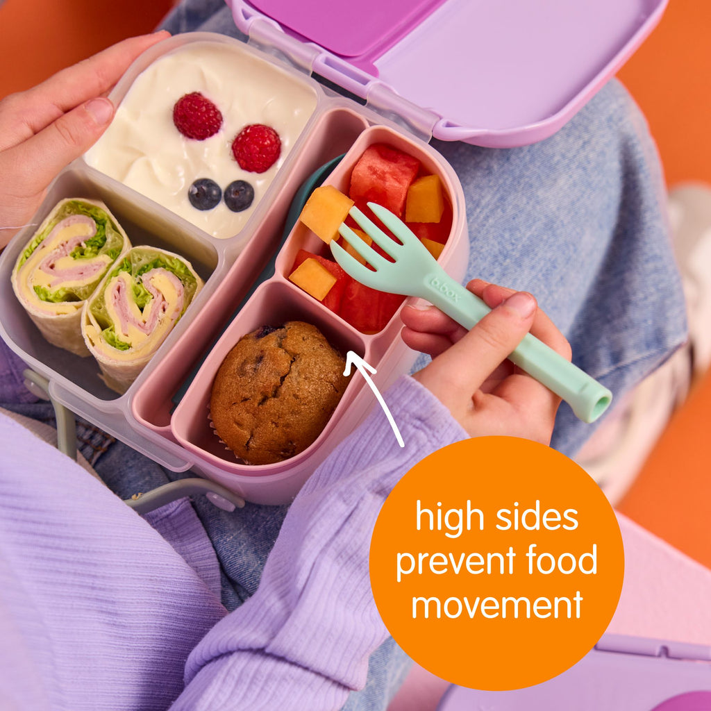 silicone bento tray - mini lunchbox - confetti