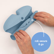 silicone bib - ocean