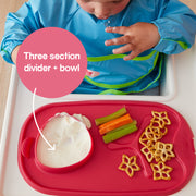 roll + go mealtime mat - strawberry shake