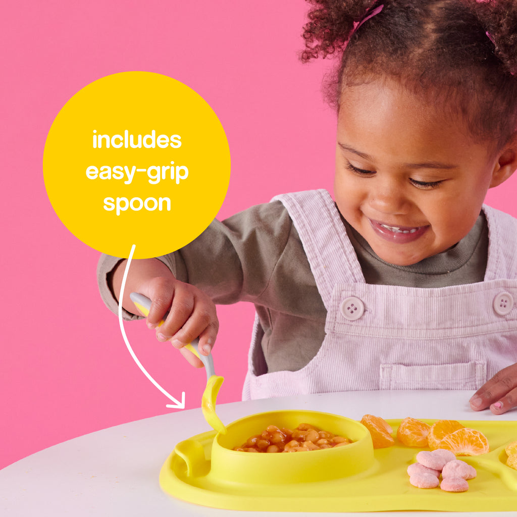 roll + go mealtime mat - lemon sherbet