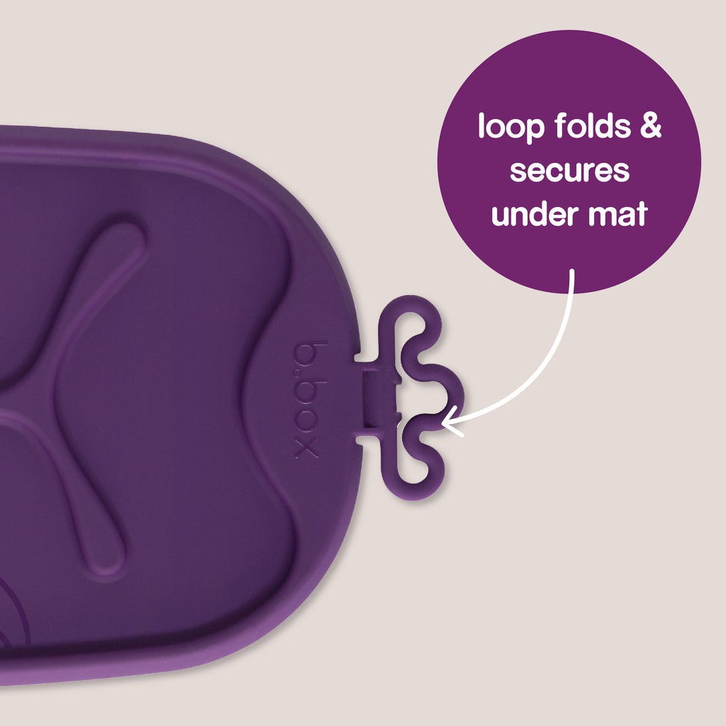 roll + go mealtime mat - passion splash