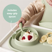 roll + go mealtime mat - sage