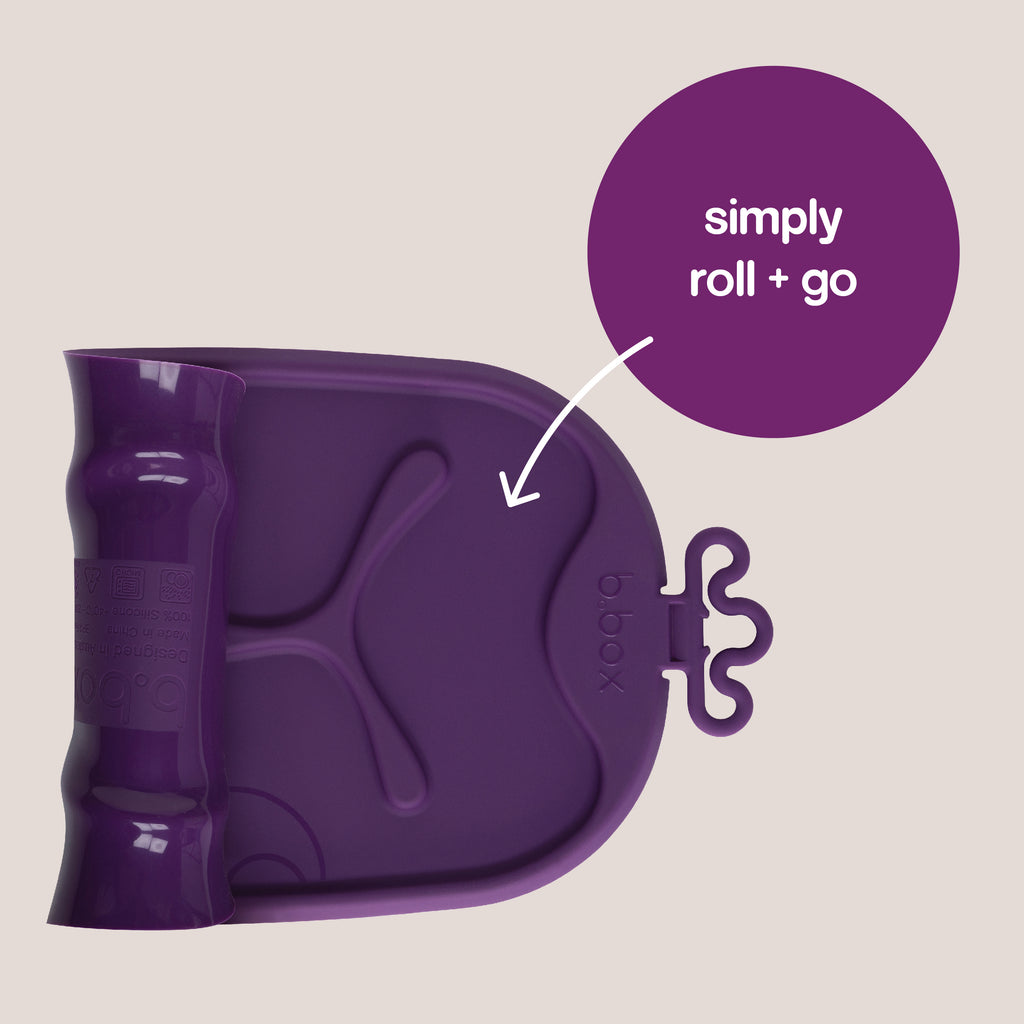 roll + go mealtime mat - passion splash