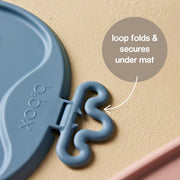 roll + go mealtime mat - latte