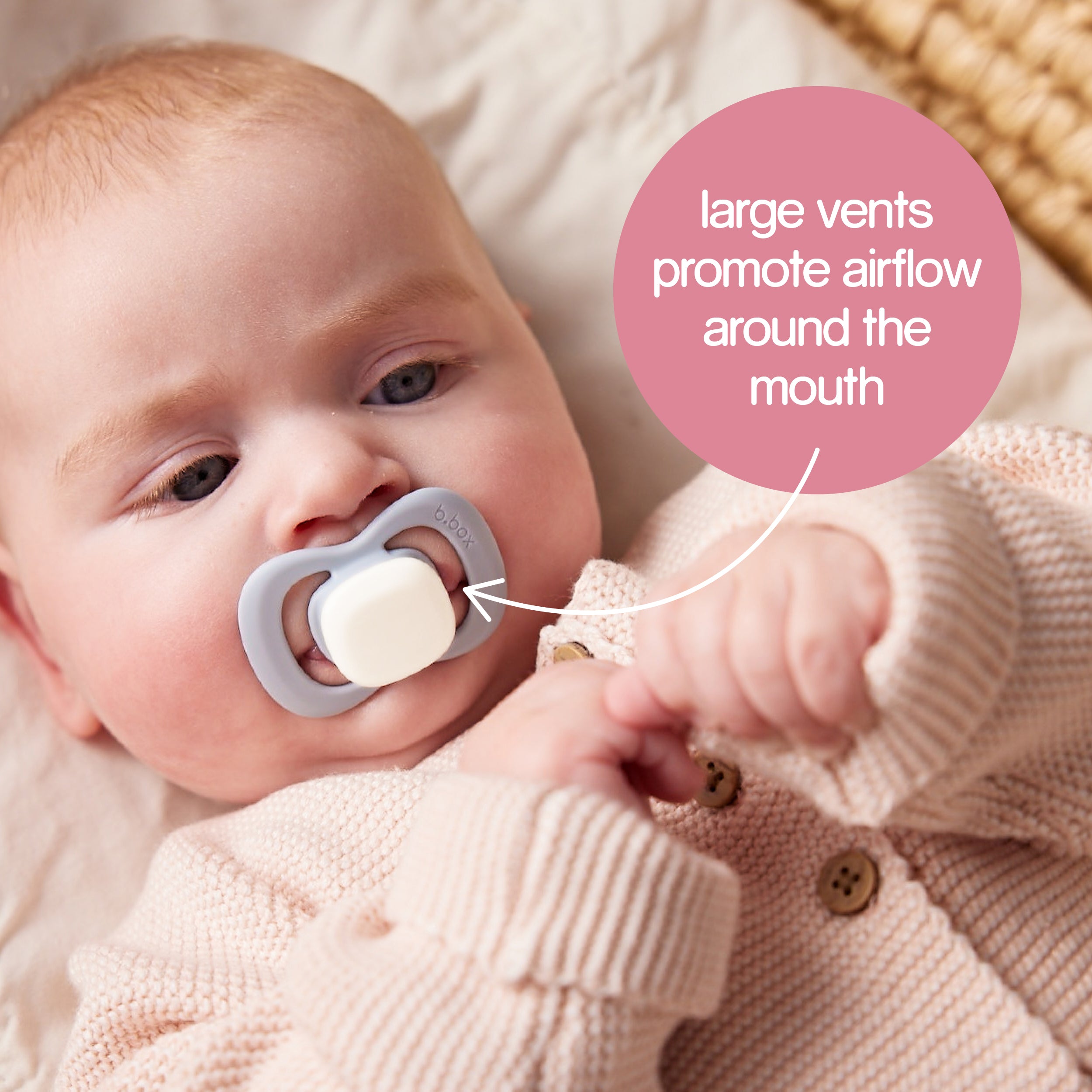 Navi Pacifier Glow-in-the-dark Pacifier Twin Pack – blue sage | b.box AU