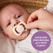 soother duo silicone - storm + sky