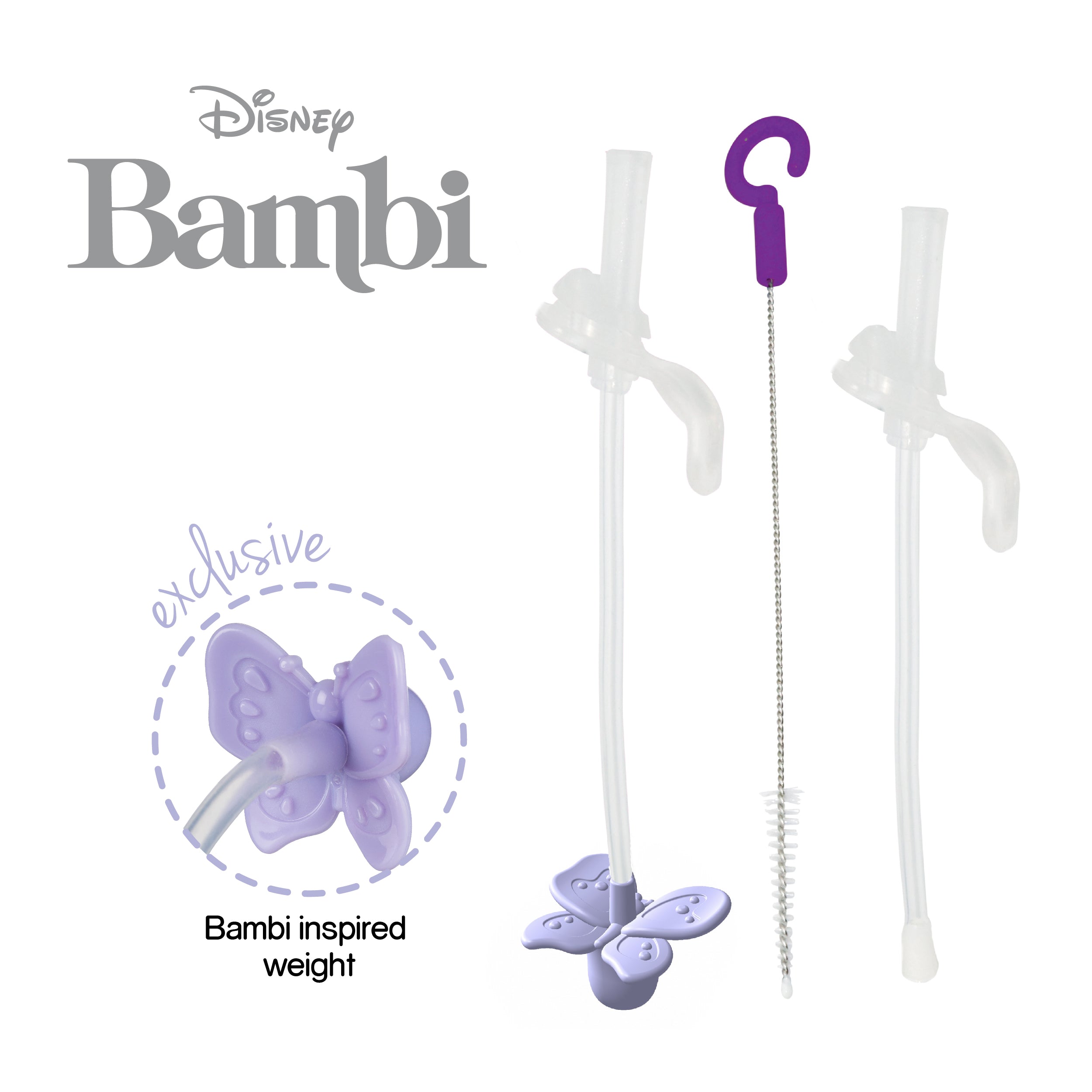 Disney Bambi - sippy cup replacement straw pack