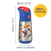 SUPERMAN by b.box - 350mL insulated drink bottle
