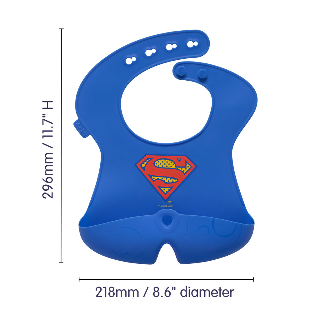 SUPERMAN by b.box - silicone bib