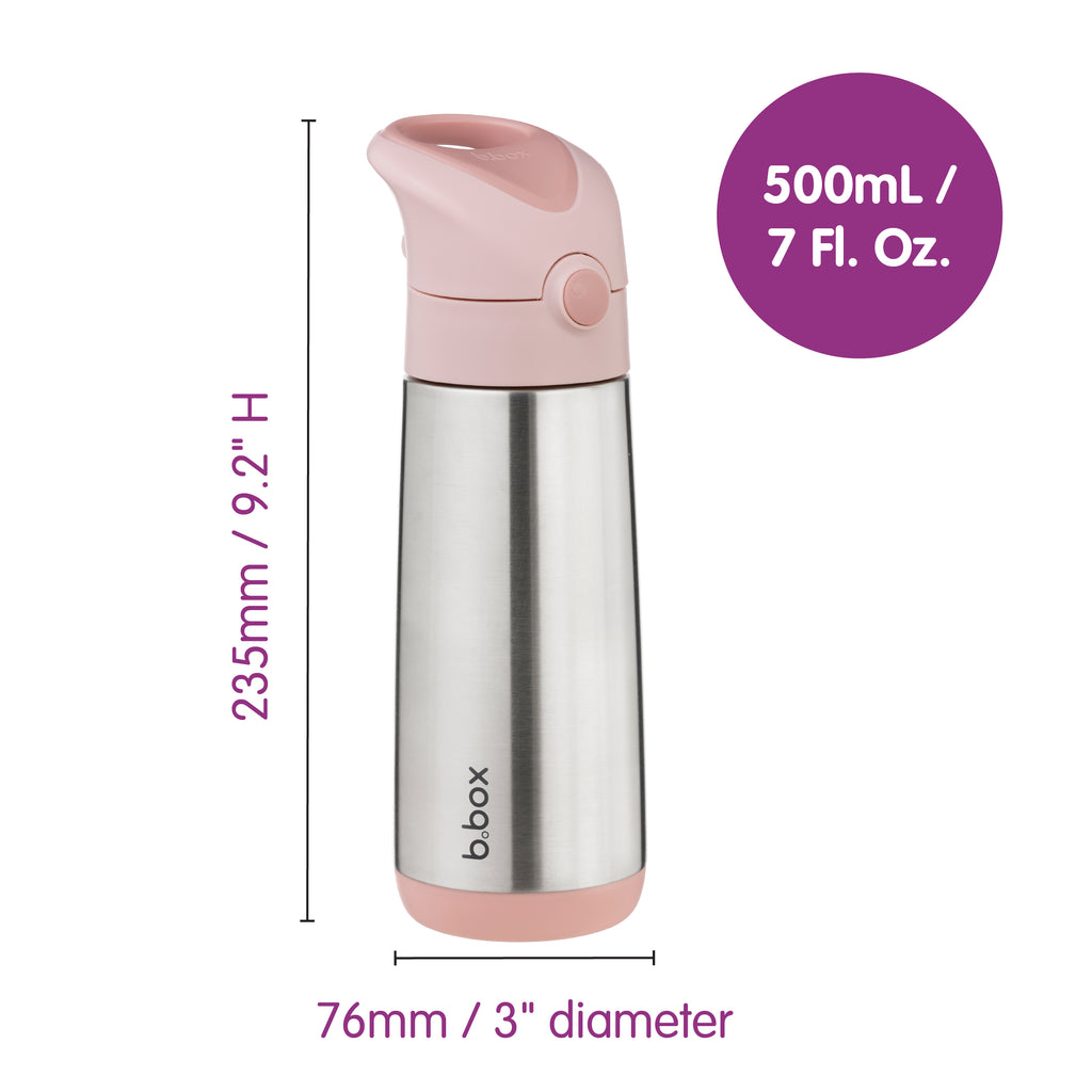 500mL insulated drink bottle - electric jungle