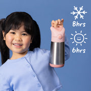 350mL Insulated Drink Bottle - flamingo fizz