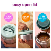 insulated lunch pod - berry