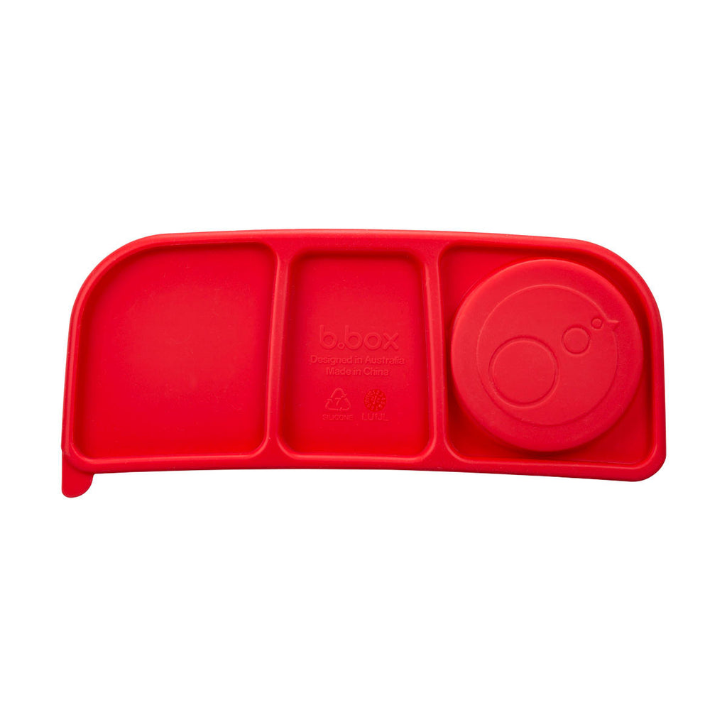 lunchbox replacement silicone seal - blaze red (blue blaze)