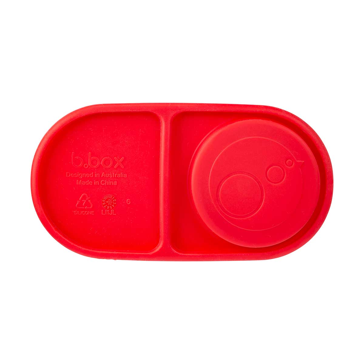snackbox replacement silicone seal - blaze red (blue blaze)