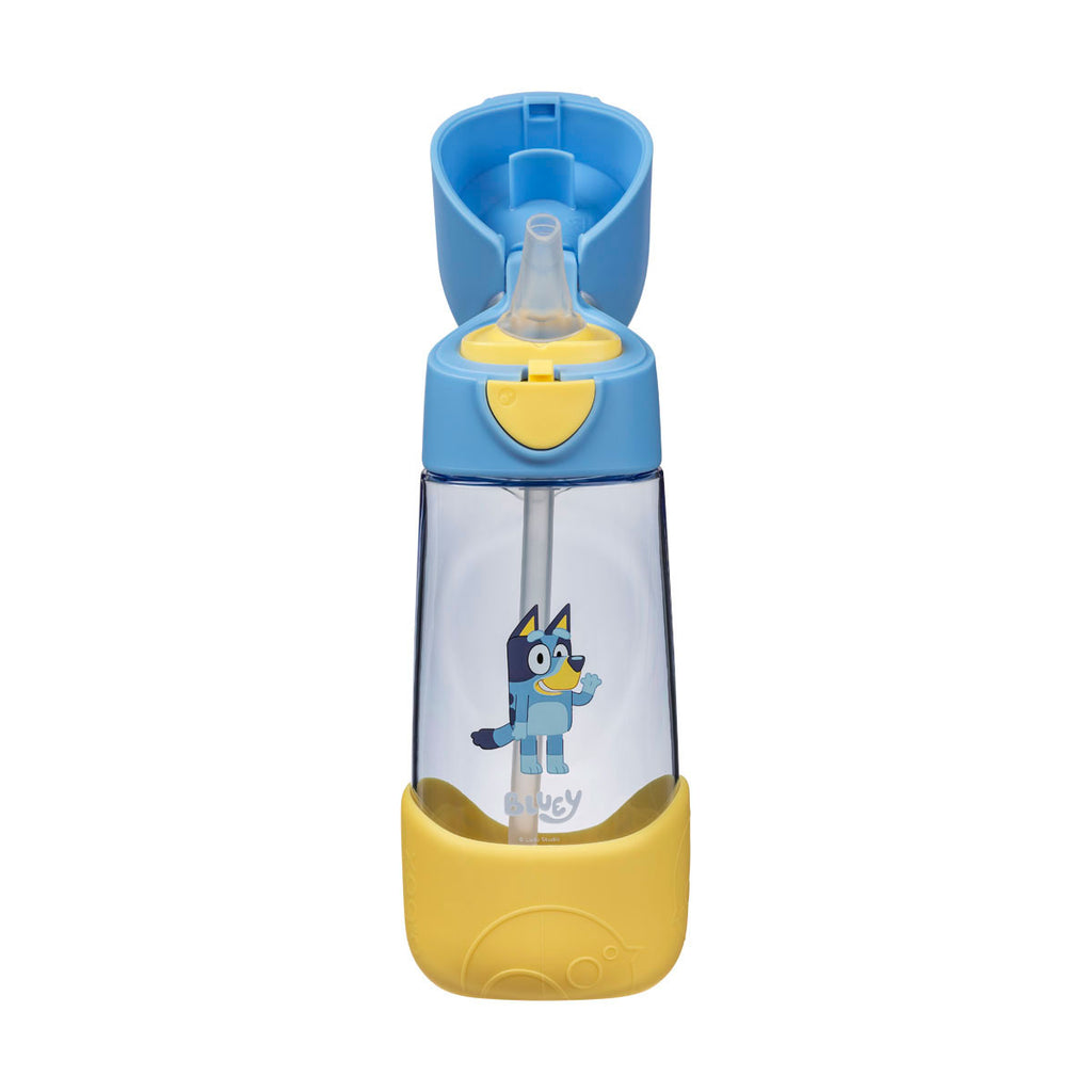 Bluey x b.box Tritan™ Drink Bottle 450ml Blue Straw Bottle