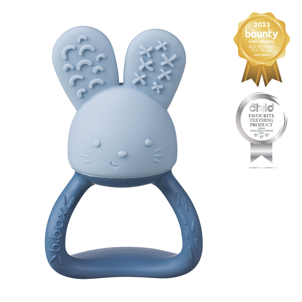 chill + fill teether - lullaby blue