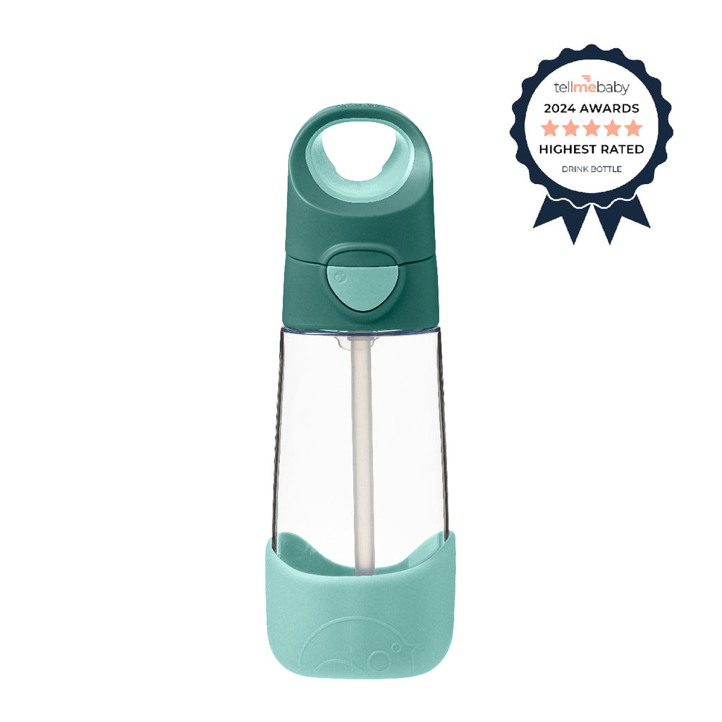 B.Box Tritan Drink Bottle 450ml Emerald Forest main image 0