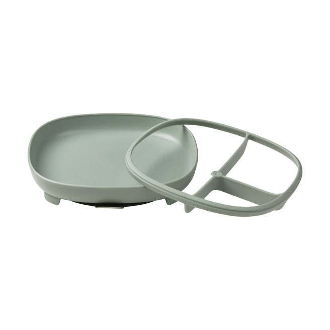 2 in 1 suction plate - sage