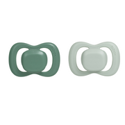 soother duo silicone - forest + sage