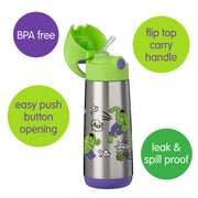 Marvel Hulk by b.box - 500mL insulated drink bottle