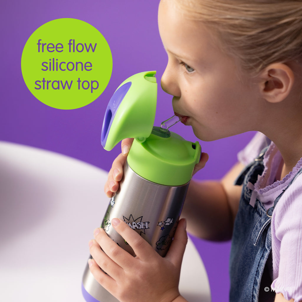 Marvel Hulk by b.box - 500mL insulated drink bottle