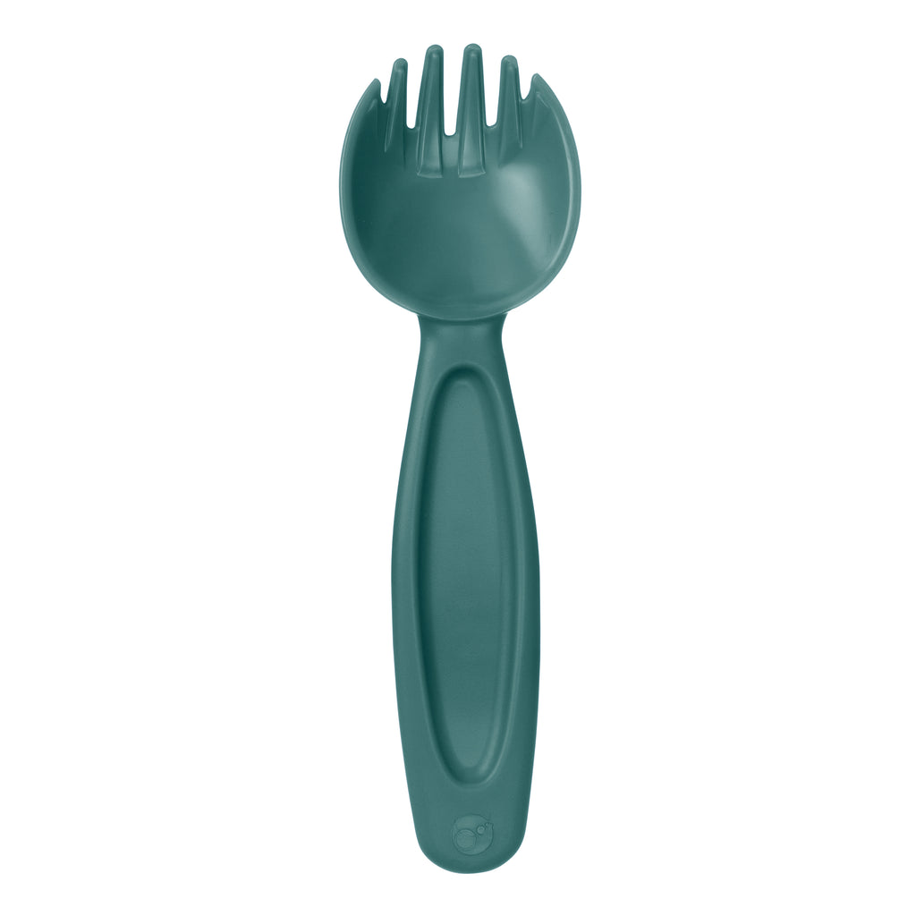 insulated food jar spork - emerald forest