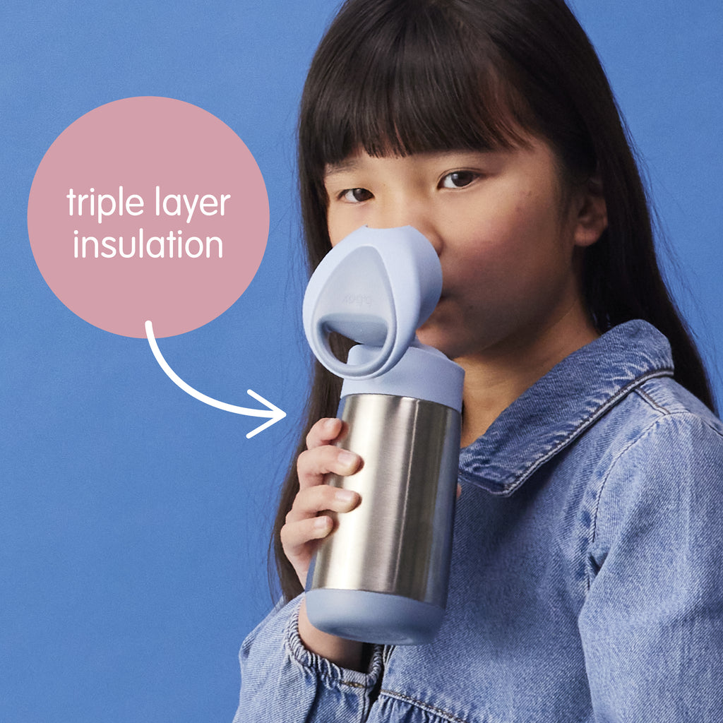 350mL Insulated Drink Bottle - flamingo fizz