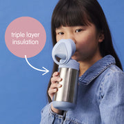 350mL Insulated Drink Bottle - flamingo fizz