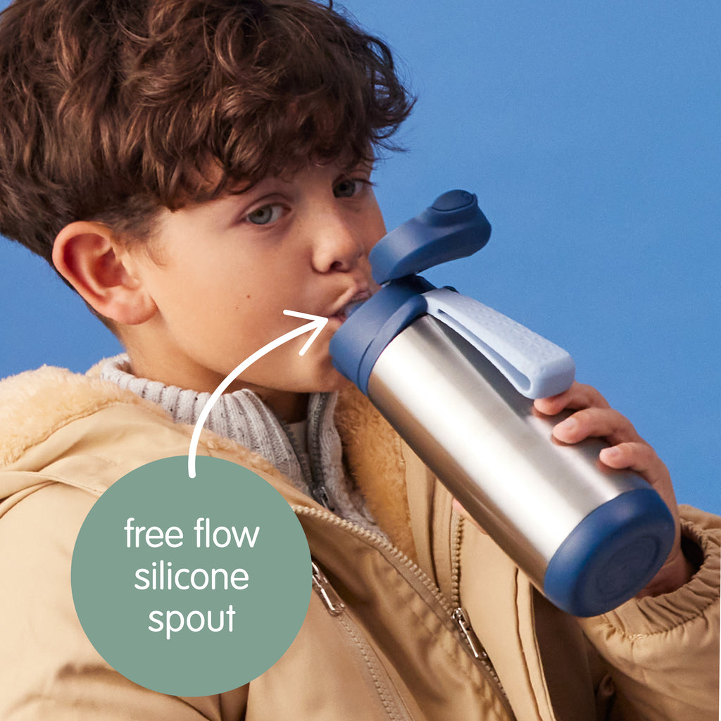 500mL insulated sport spout bottle - midnight