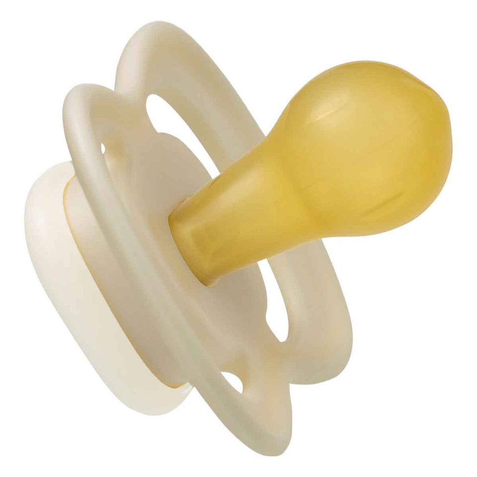 Glow-in-the-dark Pacifier Twin Pack – Blush Latte | b.box AU