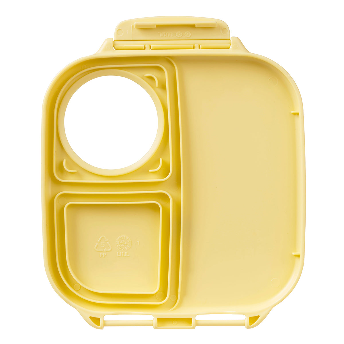 mini lunchbox replacement lid - pastel yellow (lemon twist)