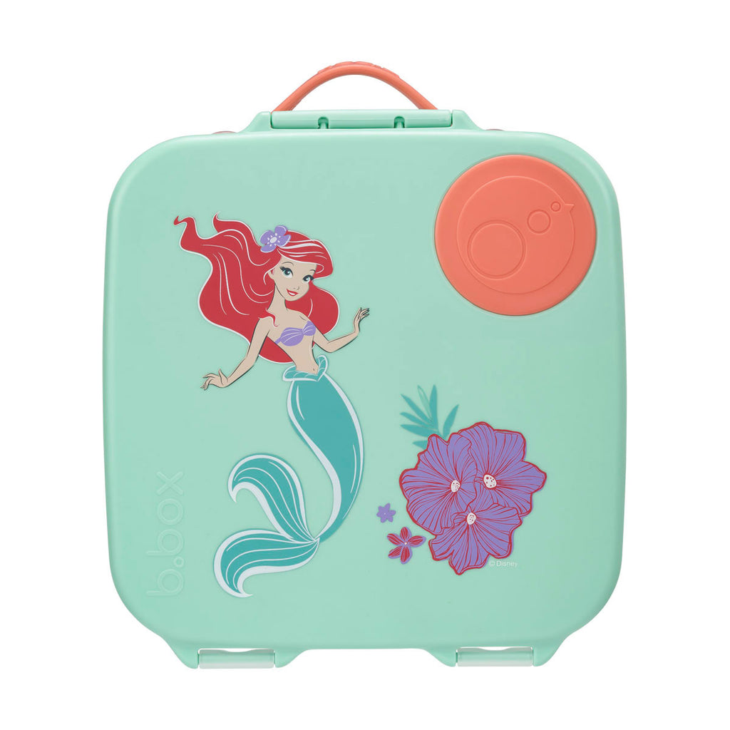 Disney Little Mermaid X B.box Lunchbox Ariel Teal Bento Style Lunchbox ...