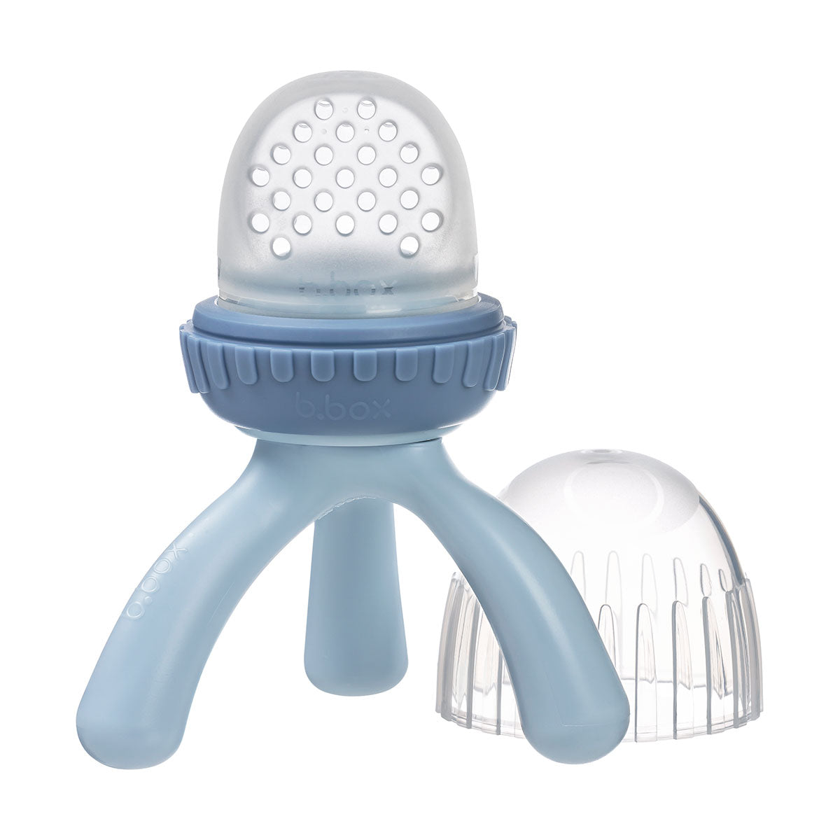 silicone fresh food feeder - lullaby blue