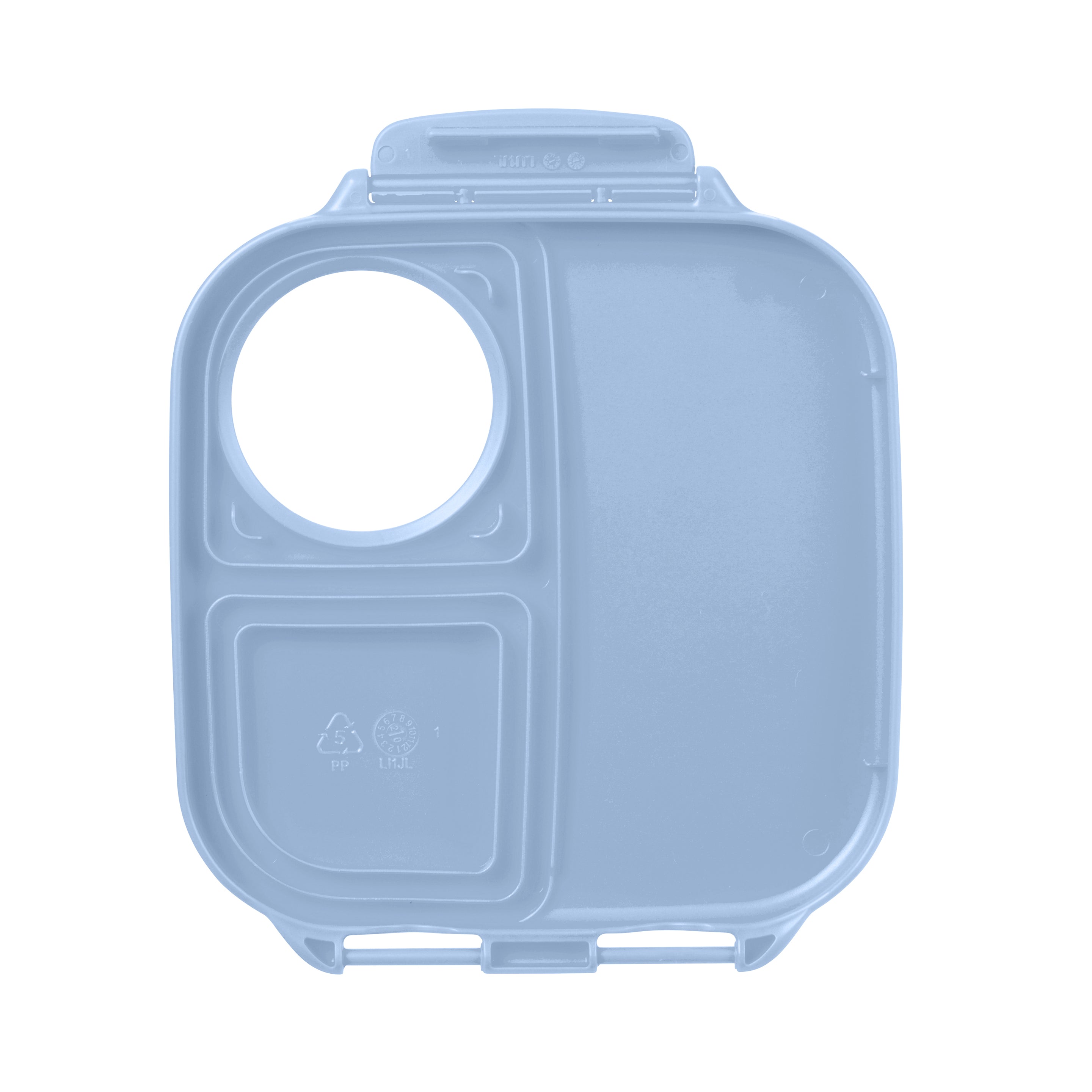 mini lunchbox replacement lid - light blue (feeling peachy)