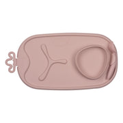 roll + go mealtime mat - blush