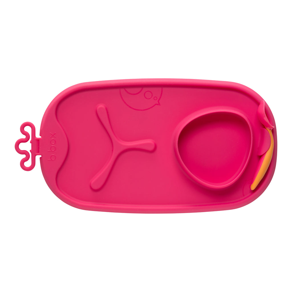 roll + go mealtime mat - strawberry shake