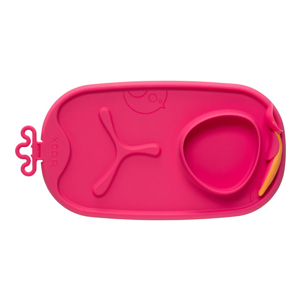 roll + go mealtime mat - strawberry shake