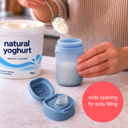 reusable yoghurt pouch - ocean