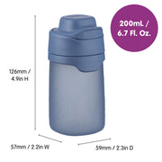 reusable yoghurt pouch - ocean