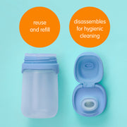 reusable yoghurt pouch - ocean