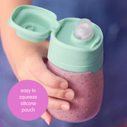 reusable yoghurt pouch - forest