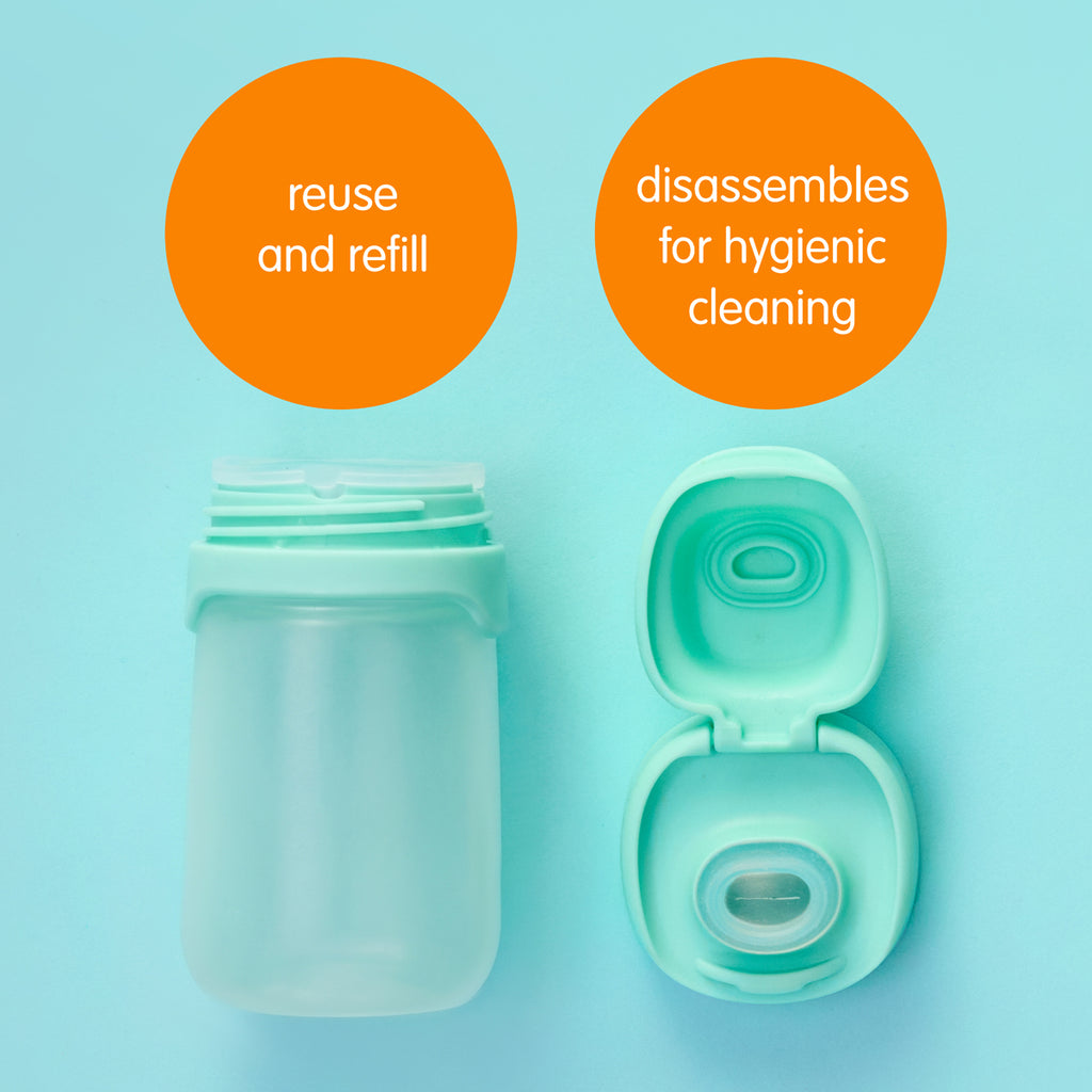 reusable yoghurt pouch - forest