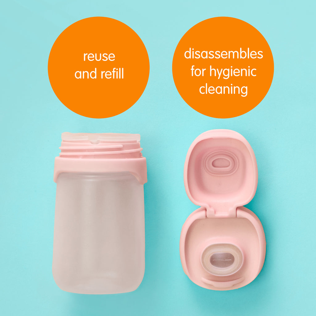 reusable yoghurt pouch - berry