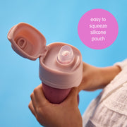 reusable yoghurt pouch - berry
