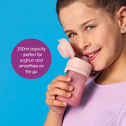 reusable yoghurt pouch - berry