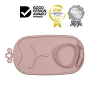 roll + go mealtime mat - blush