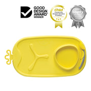 roll + go mealtime mat - lemon sherbet