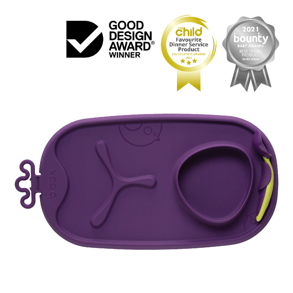 roll + go mealtime mat - passion splash